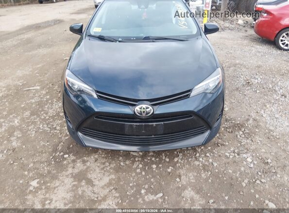2T1BURHE7JC975555 2018 TOYOTA COROLLA Blue ხელსაწყოთა პანელის ხედი
