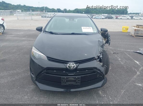2T1BURHE7JC983493 2018 TOYOTA COROLLA Black Առջևի վահանակի տեսք