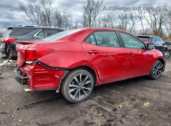 2T1BURHE7KC138032 2019 TOYOTA COROLLA Red Հետևի աջ