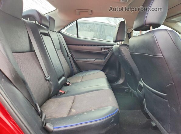 2T1BURHE7KC138032 2019 TOYOTA COROLLA Red Հետևի նստատեղերի տեսք