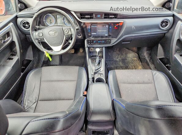 2T1BURHE7KC138032 2019 TOYOTA COROLLA Red Առջևի վահանակի տեսք