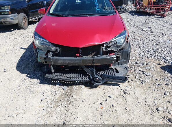 2T1BURHE7KC215739 2019 TOYOTA LL Red Widok z przodu