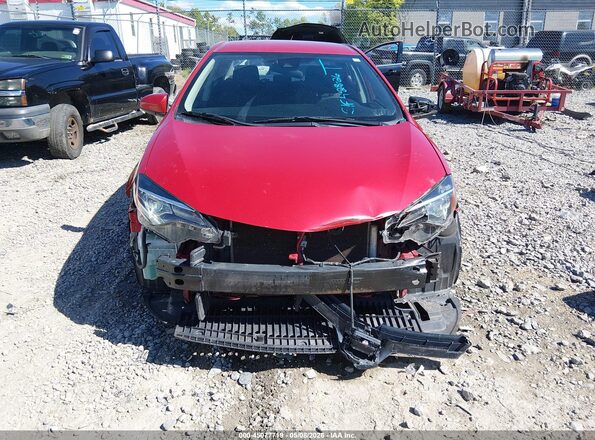 2T1BURHE7KC215739 2019 TOYOTA LL Red Widok wnętrza z tyłu