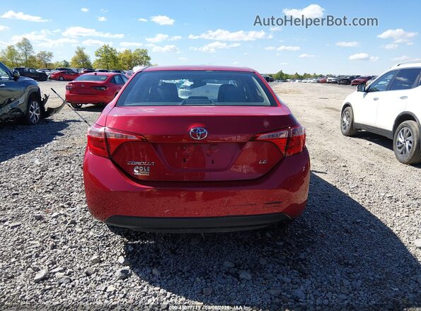 2T1BURHE7KC215739 2019 TOYOTA LL Red 