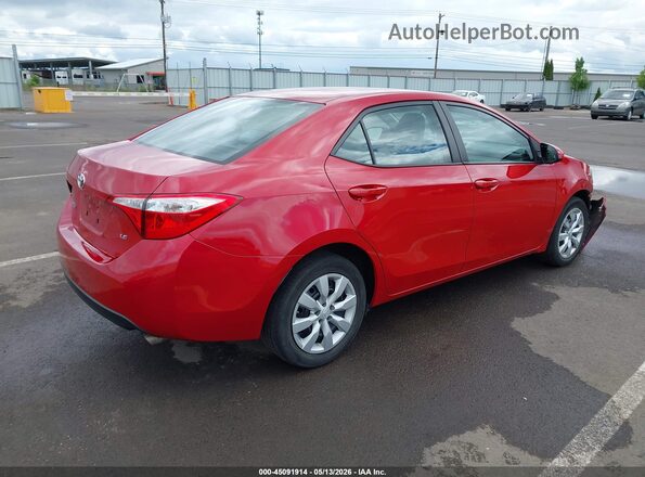 2T1BURHE8GC486610 2016 TOYOTA LL Red Rear right