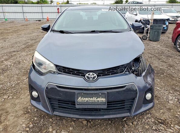 2T1BURHE8GC504149 2016 TOYOTA COROLLA Blue Front view