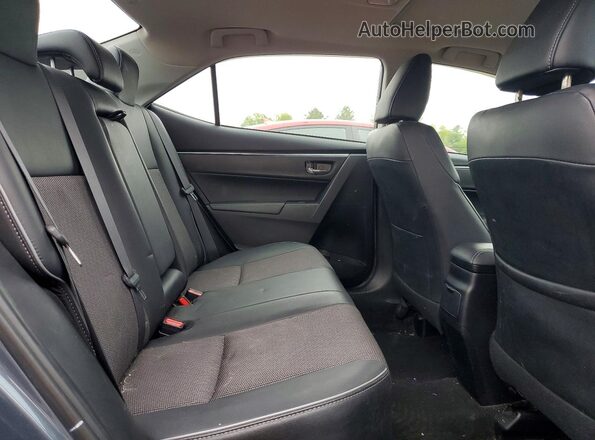 2T1BURHE8GC504149 2016 TOYOTA COROLLA Blue Rear seats view