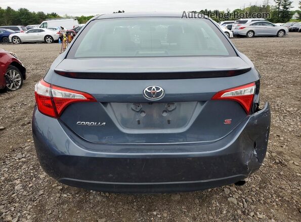 2T1BURHE8GC504149 2016 TOYOTA COROLLA Blue Rear view
