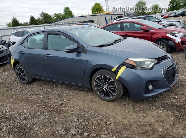 2T1BURHE8GC504149 2016 TOYOTA COROLLA Blue Front right