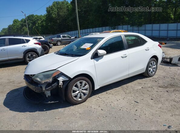 2T1BURHE8GC540889 2016 TOYOTA COROLLA White Przód lewy