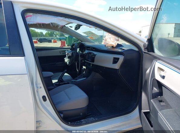 2T1BURHE8GC540889 2016 TOYOTA COROLLA White Widok wnętrza z przodu