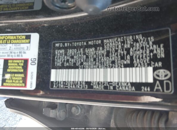 2T1BURHE8GC572824 2016 TOYOTA COROLLA Black 