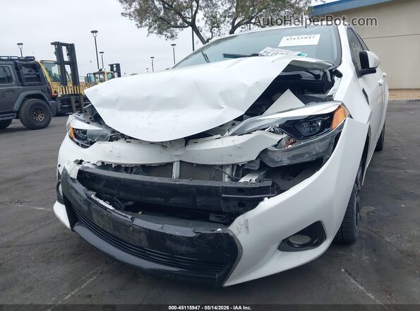 2T1BURHE8GC585783 2016 TOYOTA COROLLA White Դիմացի տեսք