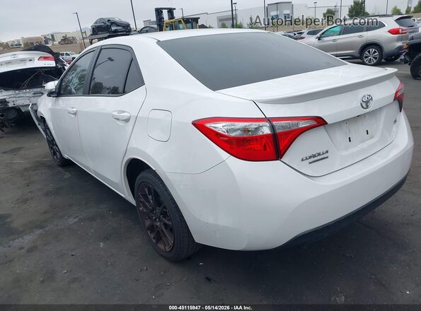 2T1BURHE8GC585783 2016 TOYOTA COROLLA White Հետևի ձախ
