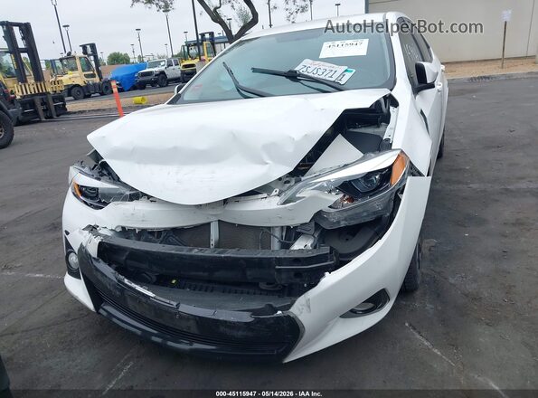 2T1BURHE8GC585783 2016 TOYOTA COROLLA White Սարքավորումների վահանակի տեսք