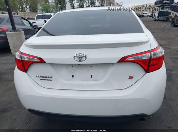 2T1BURHE8GC585783 2016 TOYOTA COROLLA White 