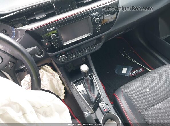 2T1BURHE8GC585783 2016 TOYOTA COROLLA White Առջևի վահանակի տեսք