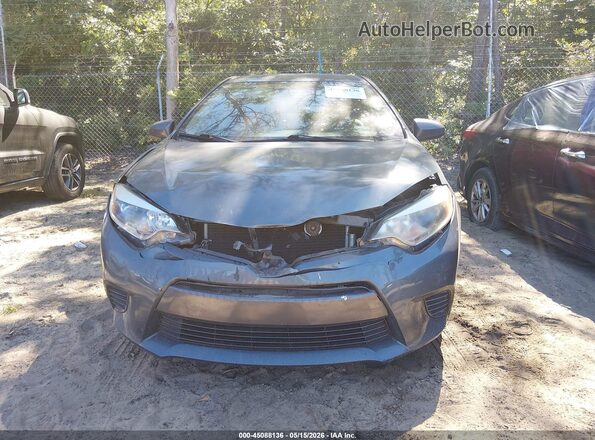 2T1BURHE8GC632603 2016 TOYOTA COROLLA Gray Вид щитка приладів