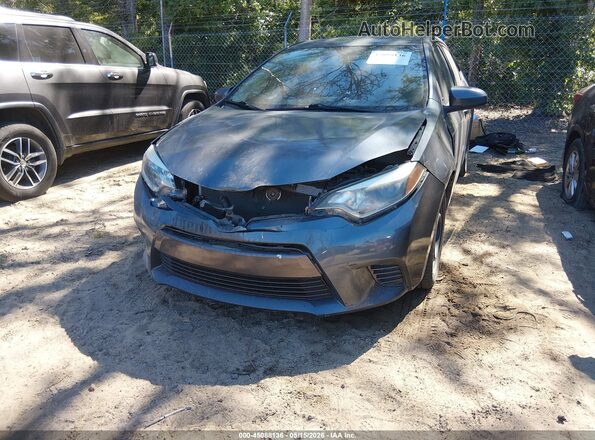 2T1BURHE8GC632603 2016 TOYOTA COROLLA Gray Вид спереду