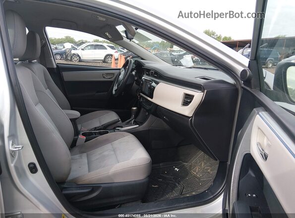 2T1BURHE8GC659428 2016 TOYOTA COROLLA Серебряный Вид салона спереди