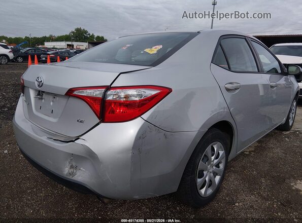 2T1BURHE8GC659428 2016 TOYOTA COROLLA Серебряный 