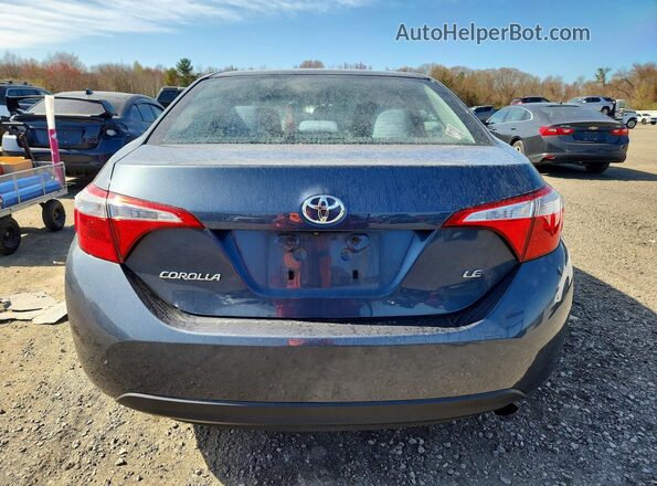 2T1BURHE8GC716842 2016 TOYOTA COROLLA Blue Вид ззаду