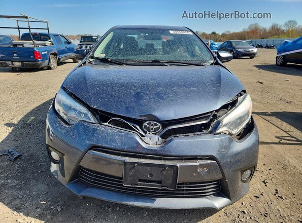 2T1BURHE8GC716842 2016 TOYOTA COROLLA Blue Вид спереду
