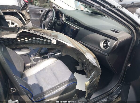 2T1BURHE8HC805084 2017 TOYOTA COROLLA Black Սալոնի դիմացի տեսք