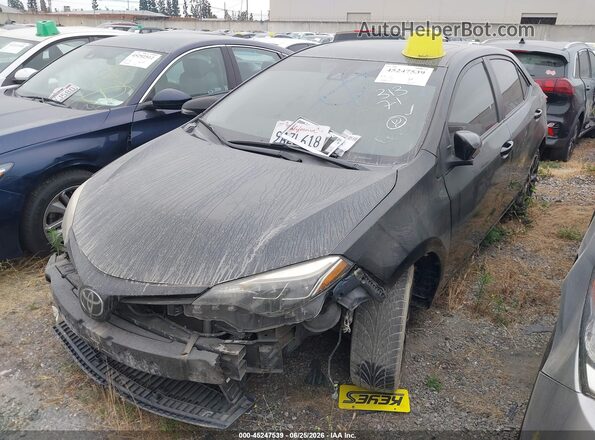 2T1BURHE8HC805084 2017 TOYOTA COROLLA Black Առջևի ձախ երեք քառորդ տեսարան