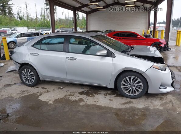 2T1BURHE8HC805201 2017 TOYOTA COROLLA Silver Սալոնի 360 աստիճան տեսք