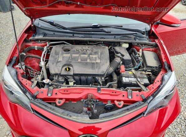 2T1BURHE8JC021106 2018 TOYOTA LL Red Vista interior trasera