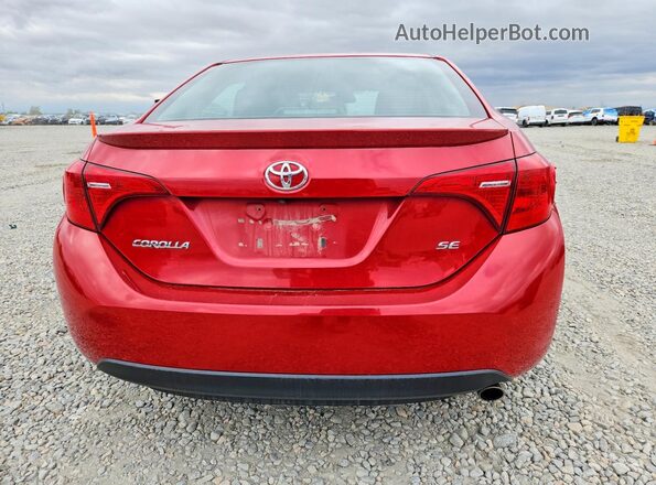 2T1BURHE8JC021106 2018 TOYOTA LL Red Vista trasera
