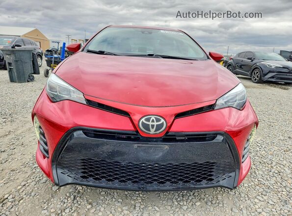 2T1BURHE8JC021106 2018 TOYOTA LL Red Vista frontal