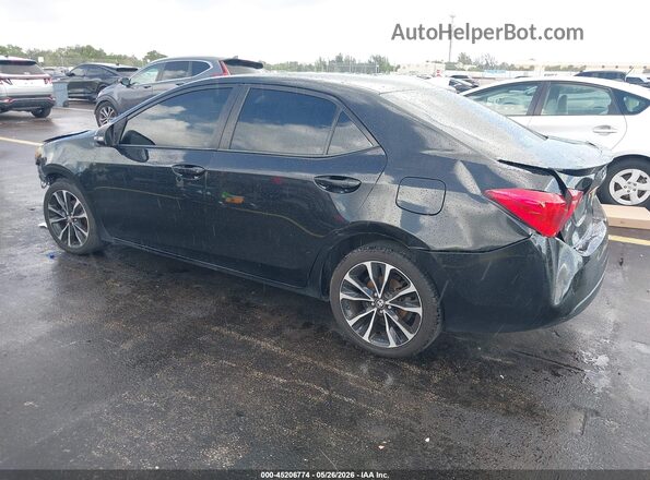 2T1BURHE8JC031148 2018 TOYOTA COROLLA Black Tył lewy