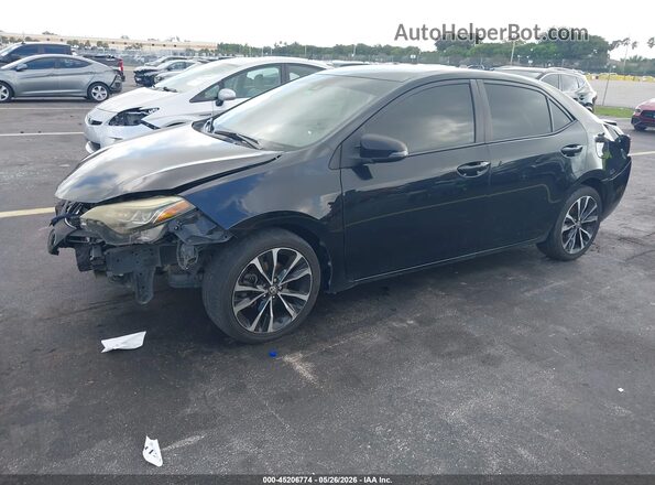 2T1BURHE8JC031148 2018 TOYOTA COROLLA Black Przód lewy