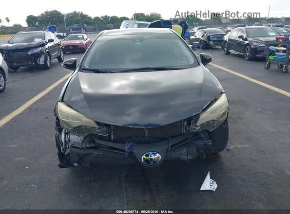 2T1BURHE8JC031148 2018 TOYOTA COROLLA Black Widok zestawu wskaźników