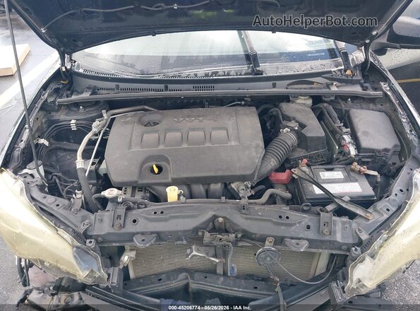 2T1BURHE8JC031148 2018 TOYOTA COROLLA Black Widok z tyłu