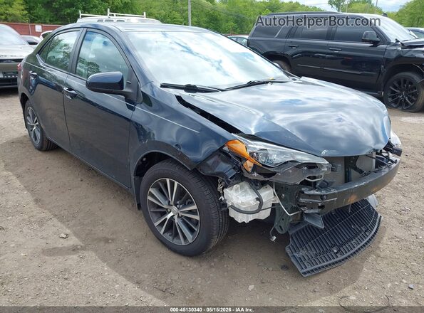 2T1BURHE8JC090233 2018 TOYOTA COROLLA Dark Blue 