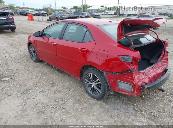 2T1BURHE8KC219525 2019 TOYOTA COROLLA Red Հետևի ձախ