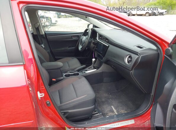 2T1BURHE8KC219525 2019 TOYOTA COROLLA Red Սալոնի դիմացի տեսք