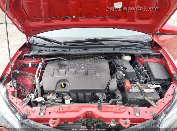 2T1BURHE8KC219525 2019 TOYOTA COROLLA Red Հետևի տեսք
