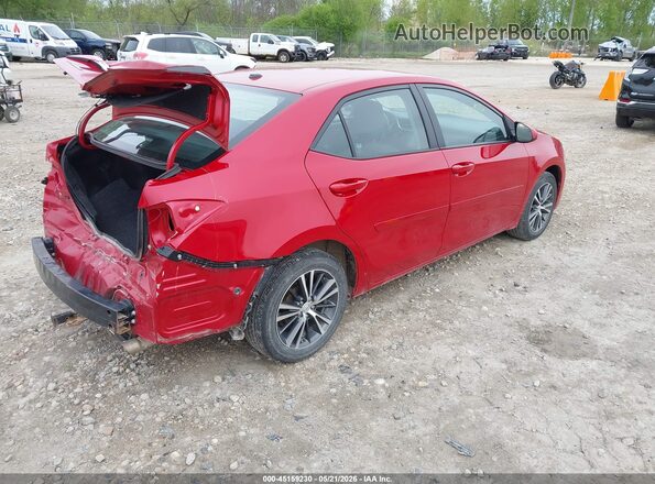 2T1BURHE8KC219525 2019 TOYOTA COROLLA Red Հետևի աջ