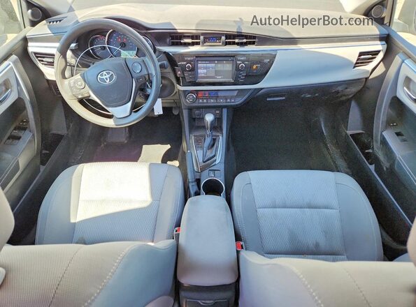2T1BURHE9GC482453 2016 TOYOTA COROLLA Серый Вид панели приборов