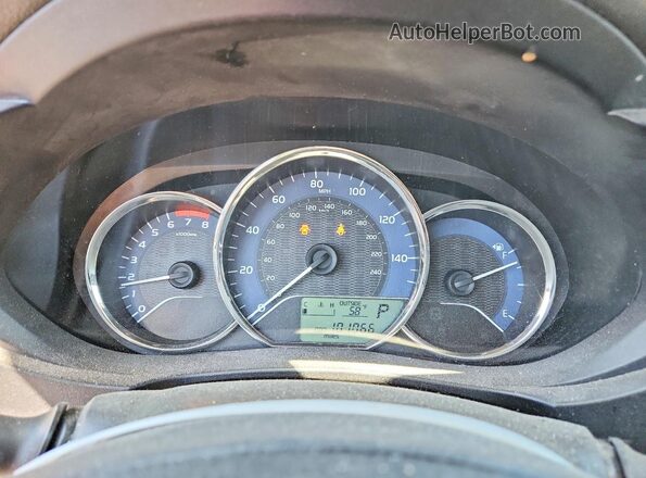 2T1BURHE9GC482453 2016 TOYOTA COROLLA Серый Вид щитка приборов