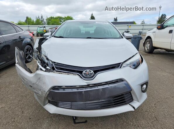 2T1BURHE9GC497146 2016 TOYOTA COROLLA Silver Front view
