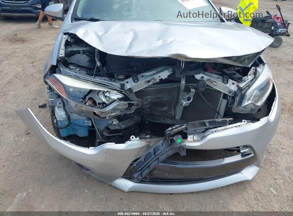 2T1BURHE9GC561525 2016 TOYOTA COROLLA Silver წინა ხედი