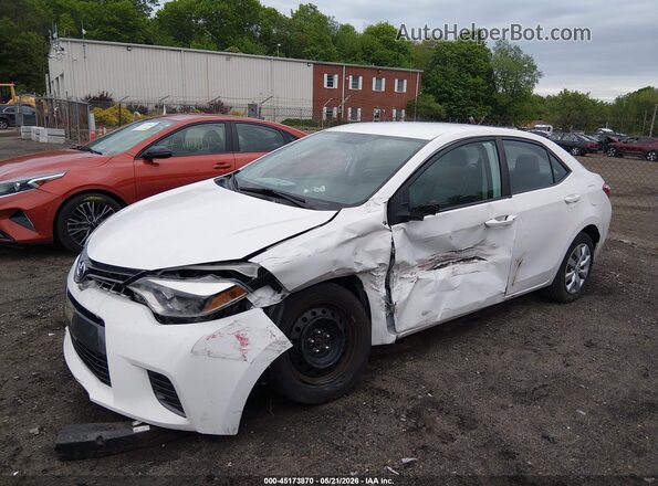2T1BURHE9GC743760 2016 TOYOTA COROLLA White Front left