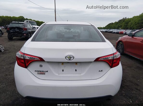 2T1BURHE9GC743760 2016 TOYOTA COROLLA White 