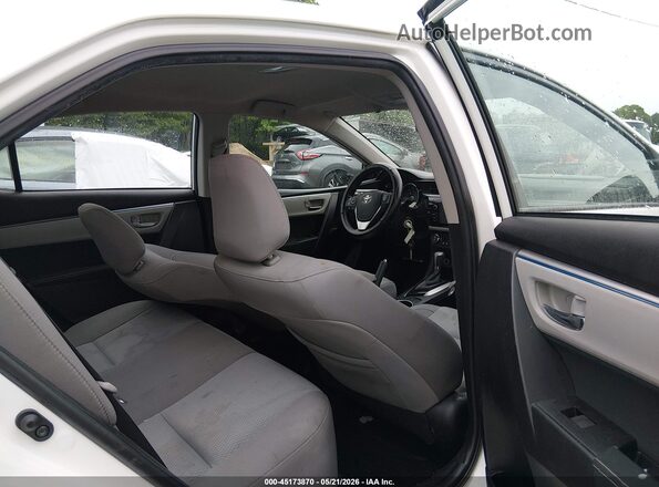 2T1BURHE9GC743760 2016 TOYOTA COROLLA White Rear seats view