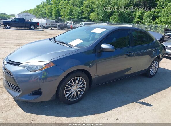 2T1BURHE9HC796606 2017 TOYOTA COROLLA Dark Blue Передня ліва чверть